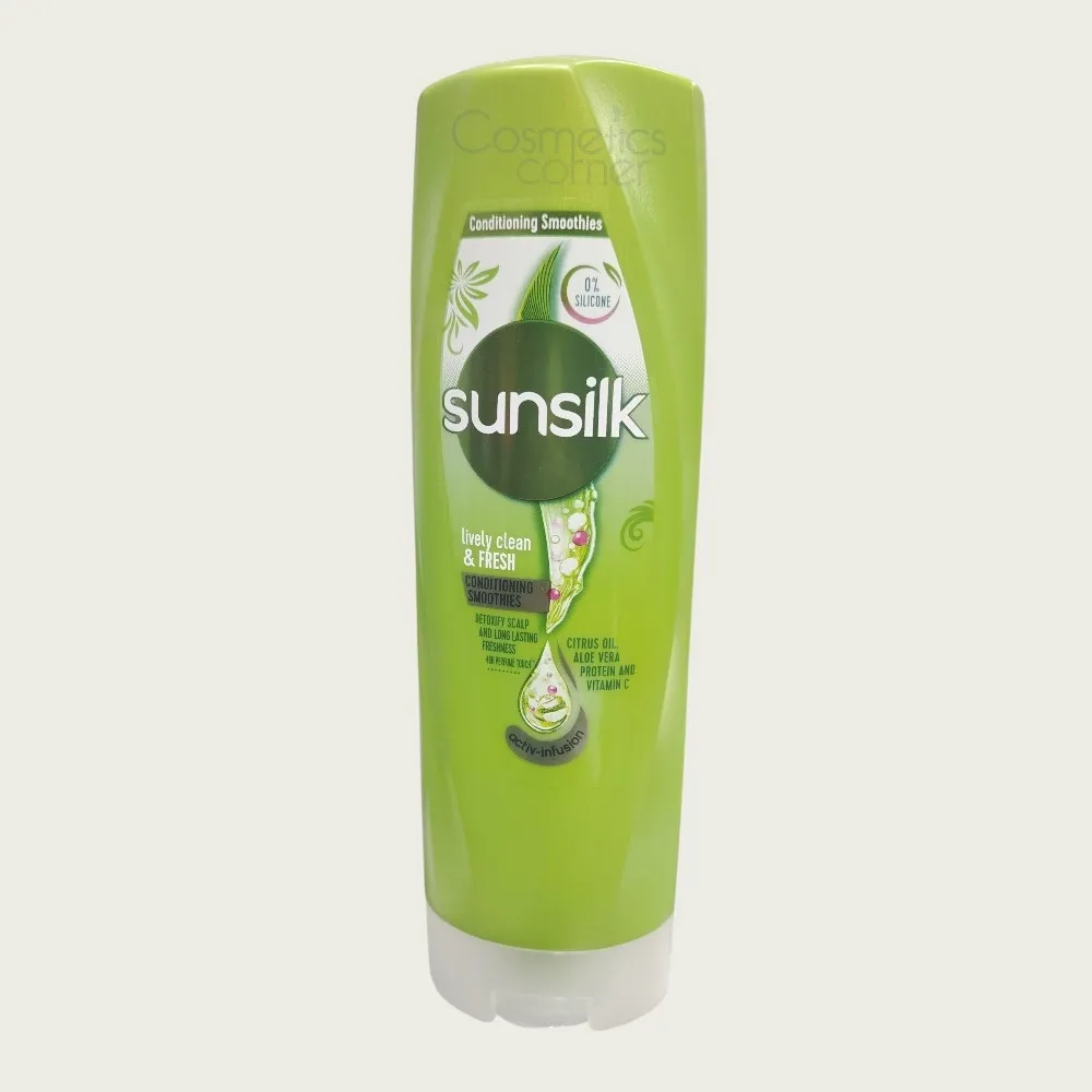 Sunsilk Lively Clean & Fresh Conditioning Smoothie 300ml – Fresh, Clean & Lightweight Hair Sunsilk Lively Clean & Fresh Conditioning Smoothie 300ml – Fresh, Clean & Lightweight Hair