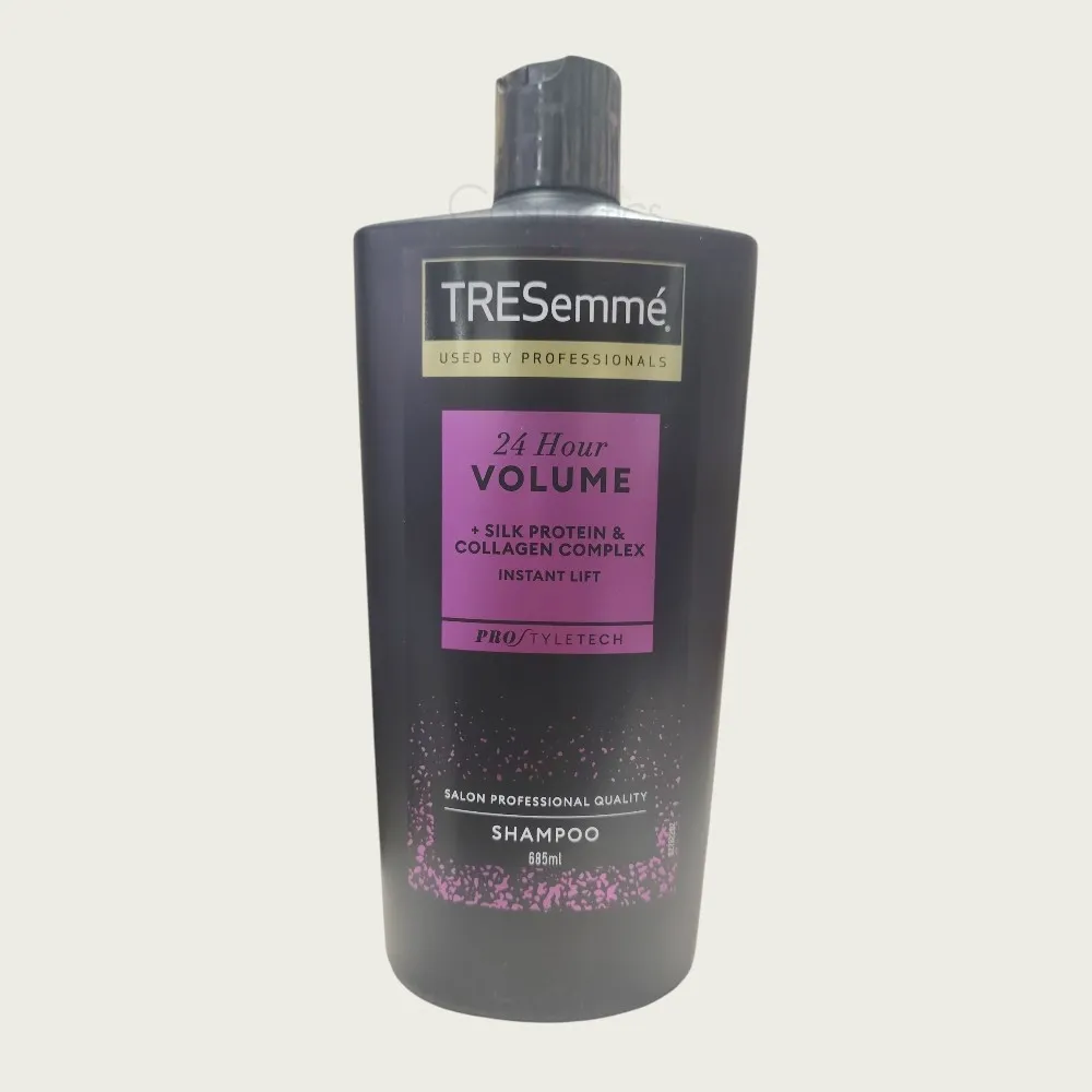 Tresemme 24 Hour Volume Shampoo 685ml Tresemme 24 Hour Volume Shampoo 685ml – Volume Boost & Fullness for Fine Hair