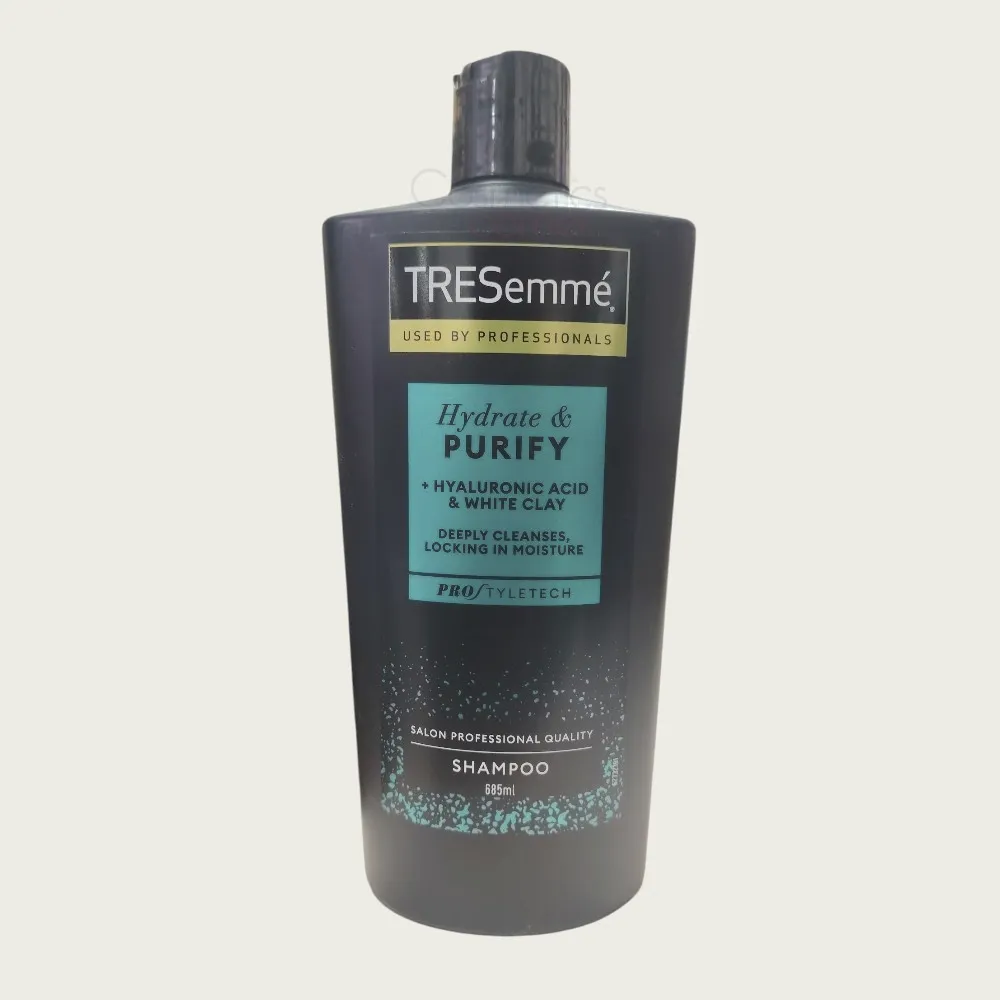 Tresemme Hydrate & Purify Shampoo 685ml Tresemme Hydrate & Purify Shampoo 685ml – Deep Cleansing & Hydrating Hair Care