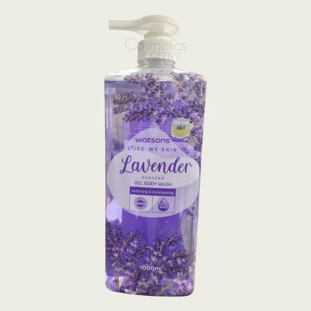 Watsons Lavender Scented Gel Body Wash 1000ml – Relaxing & Refreshing Body Cleanser Watsons Lavender Scented Gel Body Wash 1000ml – Relaxing & Refreshing Body Cleanser