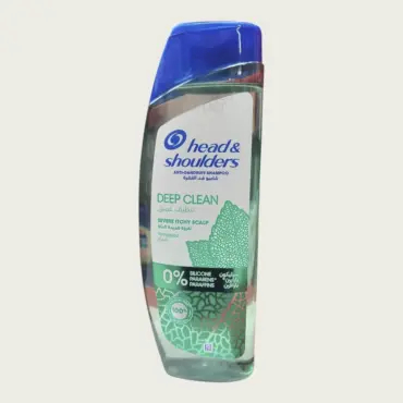 Head & Shoulders Deep Clean Severe Itchy Scalp Anti-Dandruff Shampoo 400ml – Itch Relief & Deep Scalp Cleansing