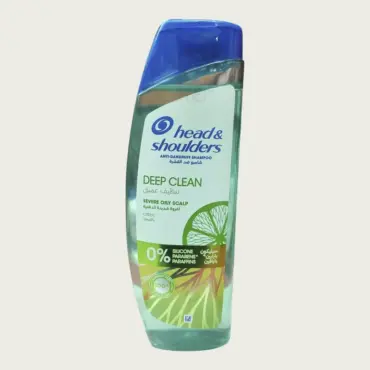 Head & Shoulders Deep Clean Severe Oily Scalp Anti-Dandruff Shampoo 400ml – Oil Control & Deep Scalp Cleansing