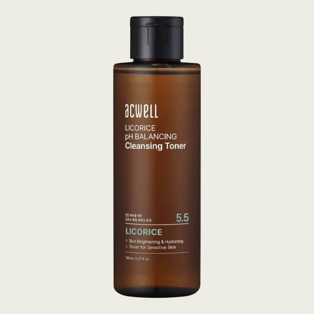 Acwell Licorice pH Balancing Cleansing Toner 150ml – Hydrating & Brightening Facial Toner Acwell Licorice pH Balancing Cleansing Toner 150ml – Hydrating & Brightening Facial Toner