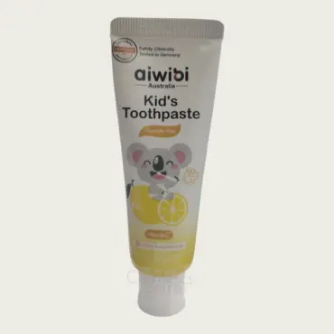 Aiwibi Kids Toothpaste Vitamin C & Lemon Flavor 60g (1 Years+) – Gentle Kids Toothpaste