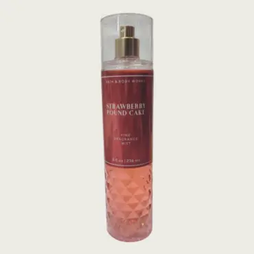 Bath & Body Works Strawberry Pound Cake Fine Fragrance Mist 236ml – Sweet & Fruity Women’s Body Mist