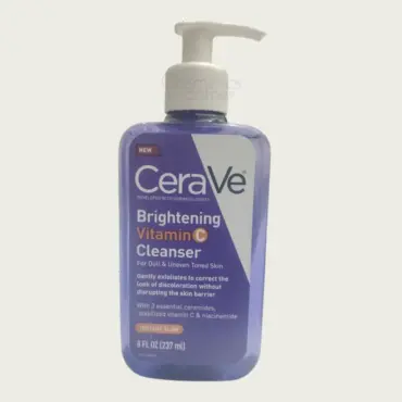 CeraVe Brightening Vitamin C Cleanser for Dull & Uneven Skin Tone 237ml – Brightening Face Cleanser