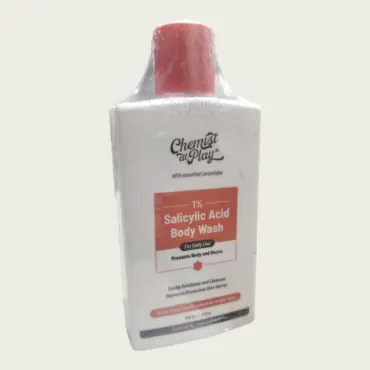 Chemist at Play 1% Salicylic Acid Body Wash for Daily Use 236ml – Acne & Bumpy Skin Care