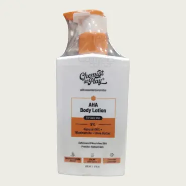Chemist at Play AHA Body Lotion 236ml – Exfoliating & Moisturizing Body Lotion