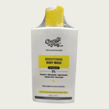 Chemist at Play Brightening Body Wash 236ml – Brightening & Exfoliating Body Cleanser