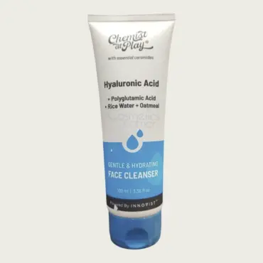 Chemist at Play Hyaluronic Acid Gentle & Hydrating Face Cleanser 100ml – Moisturizing Facial Cleanser
