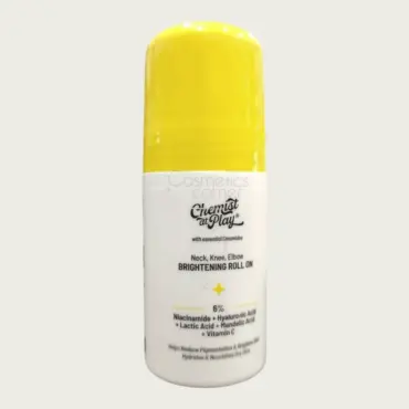 Chemist at Play Neck, Knee & Elbow Brightening Roll-On 40ml – Targeted Dark Area Brightening Care