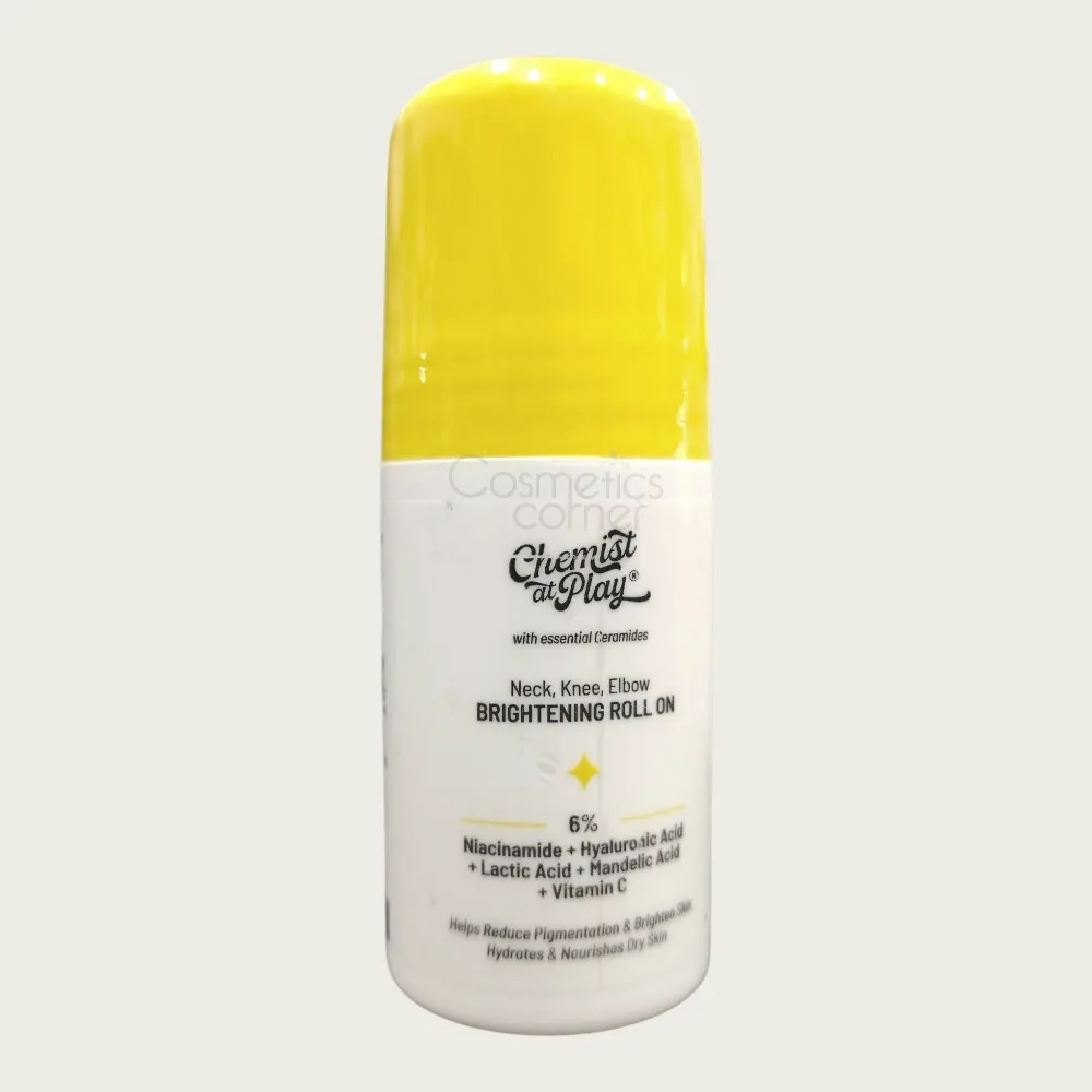 Chemist at Play Neck, Knee & Elbow Brightening Roll-On 40ml – Targeted Dark Area Brightening Care Chemist at Play Neck, Knee & Elbow Brightening Roll-On 40ml – Targeted Dark Area Brightening Care