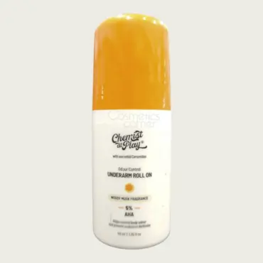 Chemist at Play Underarm Roll-On Woody Musk Fragrance 40ml – Underarm Odour & Freshness Care