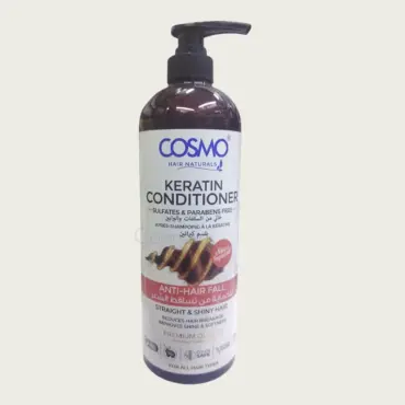 Cosmo Hair Naturals Keratin Conditioner 1000ml – Smoothing & Strengthening Hair Conditioner
