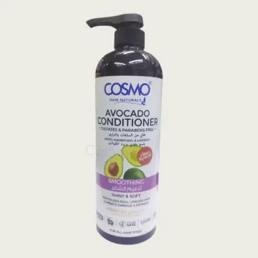 Cosmo Hair Naturals Smoothing Avocado Conditioner 1000ml – Smoothing & Nourishing Hair Conditioner