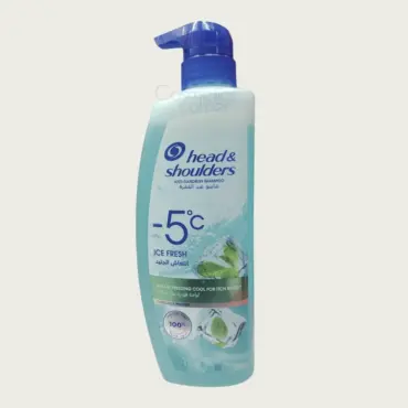 Head & Shoulders Ice Fresh Anti-Dandruff Shampoo 500ml – Cooling Scalp Care & Dandruff Protection