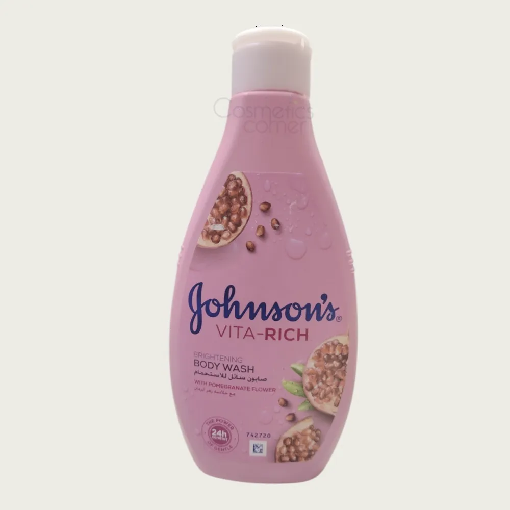 Johnson’s Vita-Rich Brightening Body Wash with Pomegranate Flower Extract 250ml – Brightening & Nourishing Body Care Johnson’s Vita-Rich Brightening Body Wash with Pomegranate Flower Extract 250ml – Brightening & Nourishing Body Care
