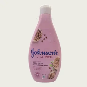 Johnson’s Vita-Rich Brightening Body Wash with Pomegranate Flower Extract 400ml – Brightening & Nourishing Body Care