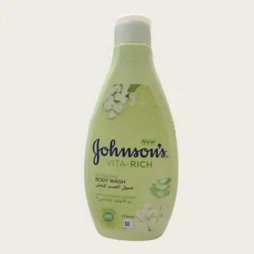Johnson’s Vita-Rich Revitalizing Body Wash with Aloe Vera & Vitamin E 250ml – Hydrating & Nourishing Body Care