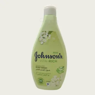 Johnson’s Vita-Rich Revitalizing Body Wash with Aloe Vera & Vitamin E 400ml – Hydrating & Nourishing Body Care