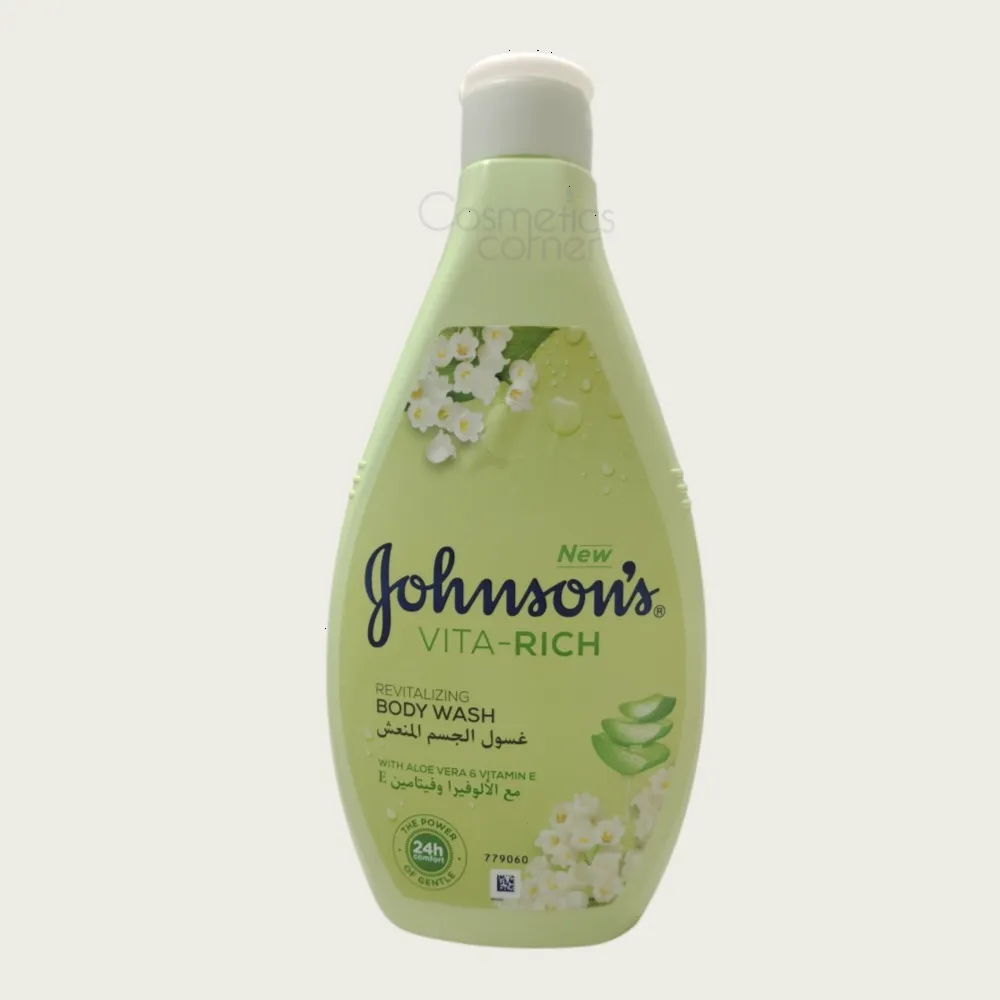 Johnson’s Vita-Rich Revitalizing Body Wash with Aloe Vera & Vitamin E 400ml – Hydrating & Nourishing Body Care Johnson’s Vita-Rich Revitalizing Body Wash with Aloe Vera & Vitamin E 400ml – Hydrating & Nourishing Body Care