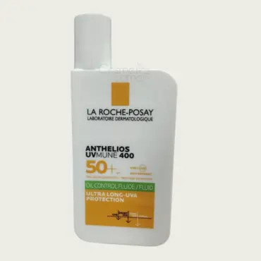 La Roche-Posay Anthelios UVMune 400 Oil Control Fluid SPF50+ 50ml – Lightweight Face Sunscreen for Oily Skin