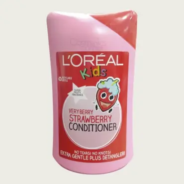 Loreal Kids Very Berry Strawberry Conditioner 250ml – Gentle Detangling Conditioner for Kids