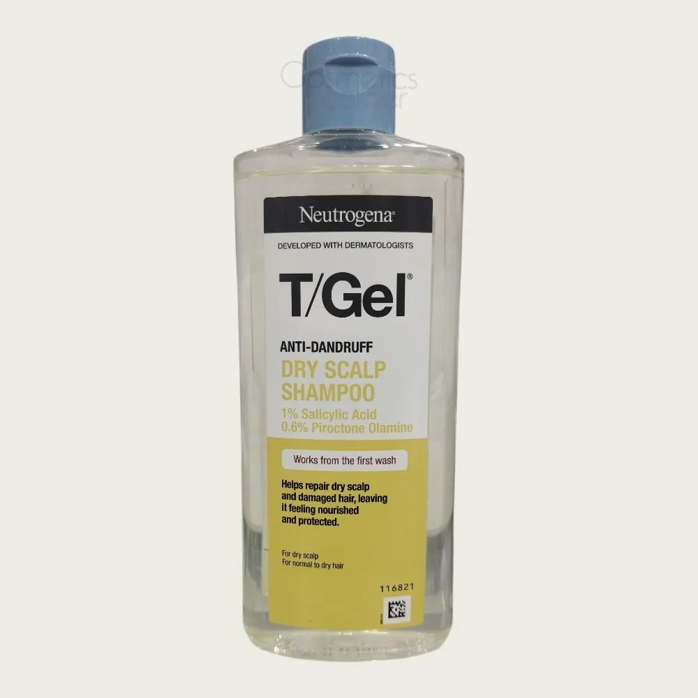 Neutrogena TGel Anti-Dandruff Dry Scalp Shampoo 250ml – Dry Scalp & Dandruff Care Neutrogena T/Gel Anti-Dandruff Dry Scalp Shampoo 250ml – Dry Scalp & Dandruff Care
