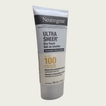 Neutrogena Ultra Sheer Dry-Touch Sunscreen SPF100 88ml – Lightweight, Non-Greasy & High Protection Sunscreen