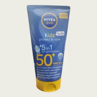 Nivea Sun Kids Protect & Care 5-in-1 SPF 50+ Sunscreen 50ml – High UV Protection for Kids