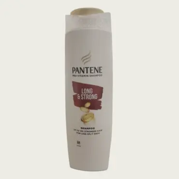 Pantene Long & Strong Shampoo 300ml – Strengthening, Hair Fall & Damaged Hair Care