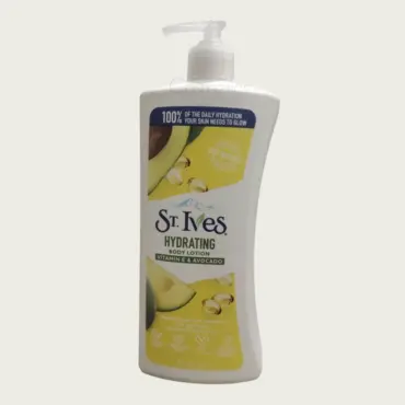 St. Ives Daily Hydrating Vitamin E & Avocado Body Lotion 621ml – Moisturizing & Nourishing Body Care