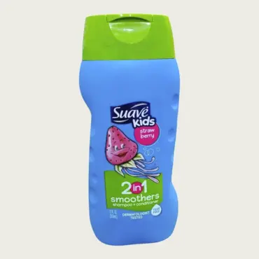 Suave Kids 2-in-1 Smoothers Strawberry Shampoo & Conditioner 355ml – Gentle Kids Hair Care