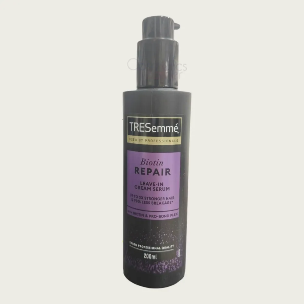 Tresemme Biotin Repair Leave-In Cream Serum 200ml – Hair Repair, Strengthening & Frizz Control Tresemme Biotin Repair Leave-In Cream Serum 200ml – Hair Repair, Strengthening & Frizz Control