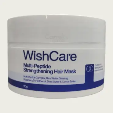 WishCare Multi-Peptide Strengthening Hair Mask 110g – Hair Strengthening, Repair & Damage Care