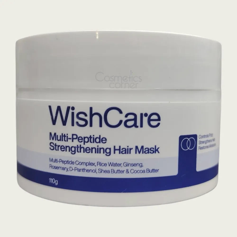 WishCare Multi-Peptide Strengthening Hair Mask 110g – Hair Strengthening, Repair & Damage Care WishCare Multi-Peptide Strengthening Hair Mask 110g – Hair Strengthening, Repair & Damage Care