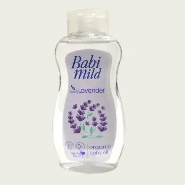 Babi Mild Relaxing Lavender Organic Baby Oil 200ml – Baby Massage & Moisturizing Oil