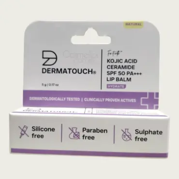 Dermatouch Kojic Acid Ceramide SPF50 PA+++ Natural Lip Balm 5g – Daily Lip Care