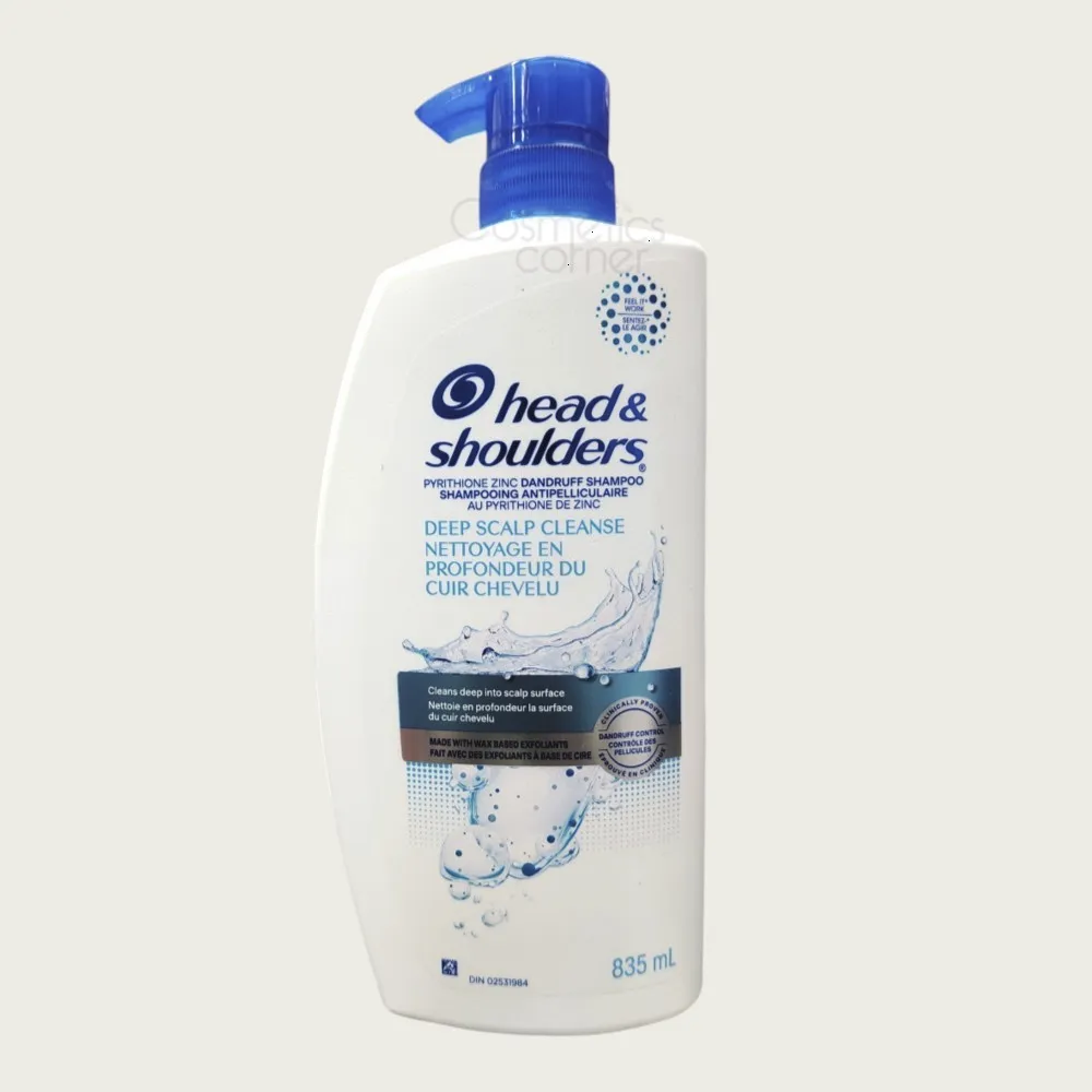 Head & Shoulders Deep Scalp Cleanse Anti-Dandruff Shampoo 835ml – Deep Cleansing Scalp Care Head & Shoulders Deep Scalp Cleanse Anti-Dandruff Shampoo 835ml – Deep Cleansing Scalp Care