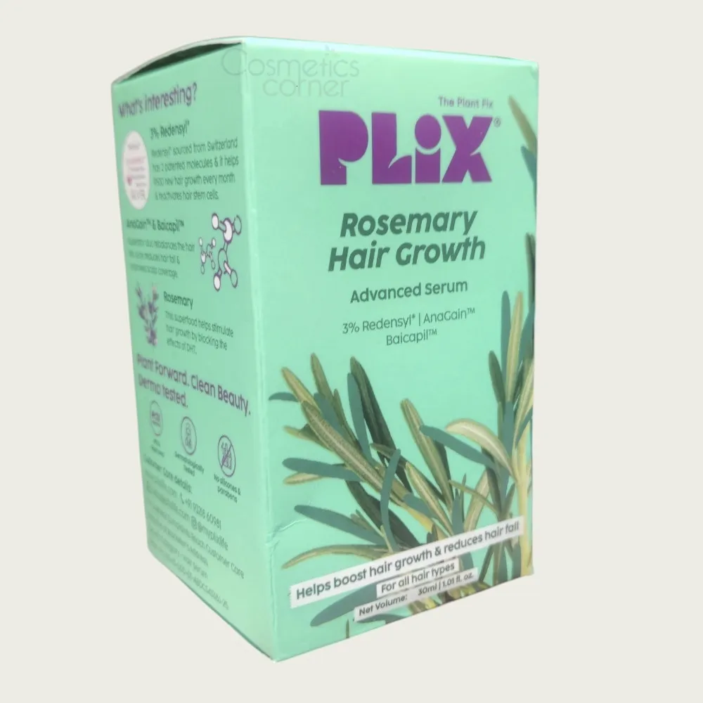 PLIX Rosemary Hair Growth Advanced Serum 30ml – Hair Growth & Scalp Care Serum PLIX Rosemary Hair Growth Advanced Serum 30ml – Hair Growth & Scalp Care Serum