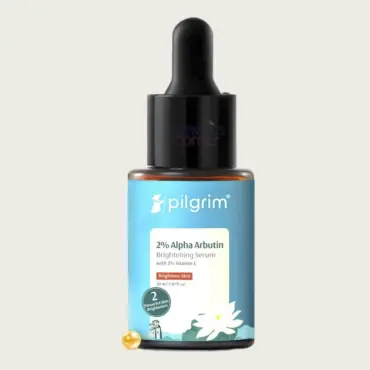 Pilgrim 2% Alpha Arbutin Brightening Serum with 3% Vitamin C 30ml – Face Serum for Brightening & Even-Tone Skin