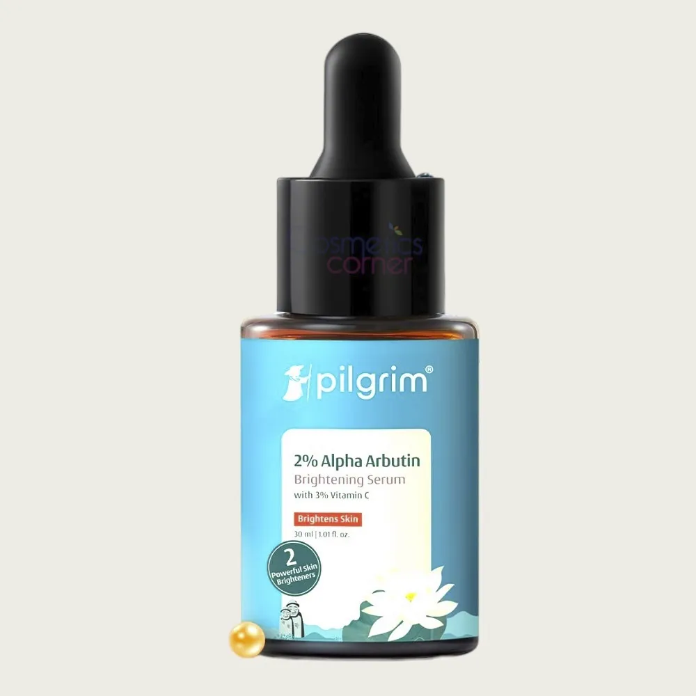 Pilgrim 2% Alpha Arbutin Brightening Serum with 3% Vitamin C 30ml – Face Serum for Brightening & Even-Tone Skin Pilgrim 2% Alpha Arbutin Brightening Serum with 3% Vitamin C 30ml – Face Serum for Brightening & Even-Tone Skin