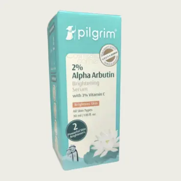 Pilgrim 2% Alpha Arbutin Brightening Serum with 3% Vitamin C 30ml – Face Serum for Brightening & Even-Tone Skin