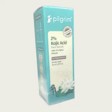 Pilgrim 2% Kojic Acid Face Serum 30ml – Brightening Serum for Dark Spots & Uneven Skin Tone