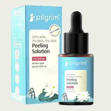 Pilgrim 25% AHA + 2% BHA + 5% PHA Peeling Solution 30ml – Exfoliating Face Peel for Smooth Skin