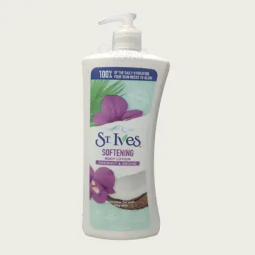 St. Ives Softening Coconut & Orchid Body Lotion 621ml – Hydrating Body Moisturizer