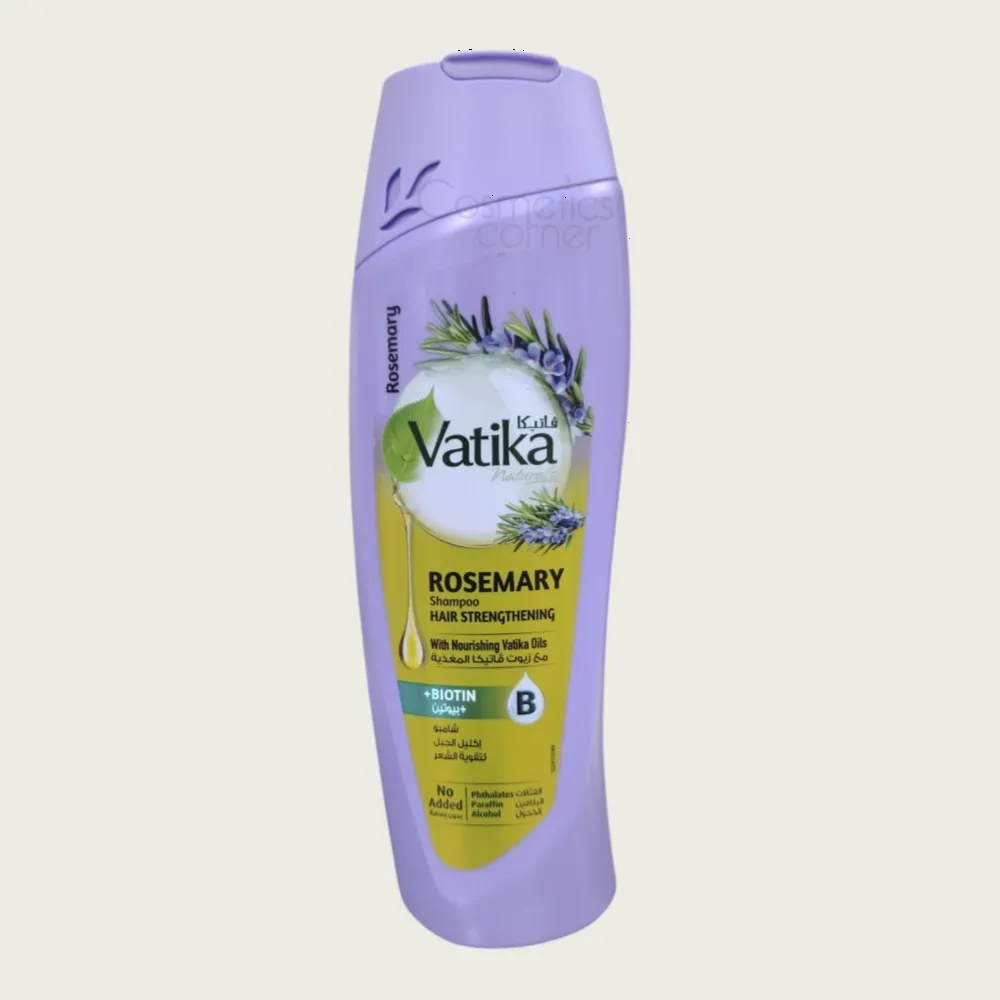 Vatika Naturals Rosemary Hair Strengthening Shampoo 400ml – Strengthening Hair Care Vatika Naturals Rosemary Hair Strengthening Shampoo 400ml – Strengthening Hair Care