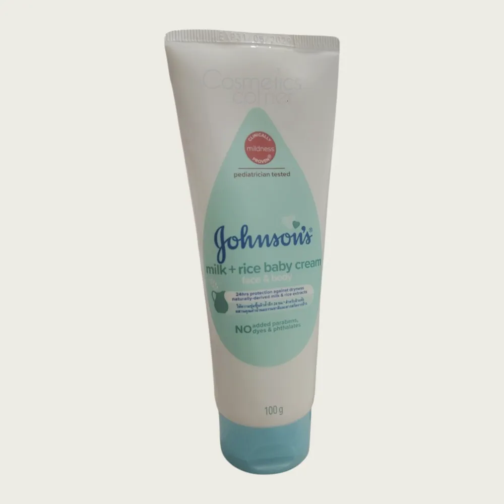 Johnsons Milk Rice Baby Cream 100g Johnsons Milk Rice Baby Cream 100g