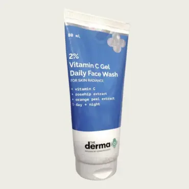 The Derma Co 2% Vitamin C Gel Daily Face Wash 80ml