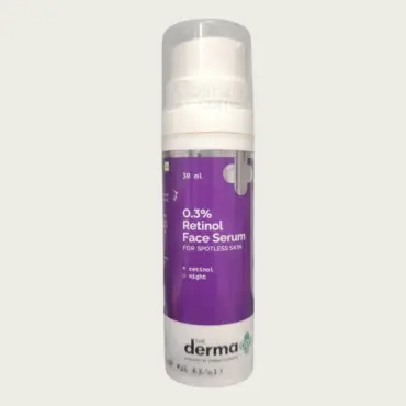 The Derma Co. 0.3% Retinol Face Serum for Spotless Skin 30ml – Anti-Aging & Skin Texture Care